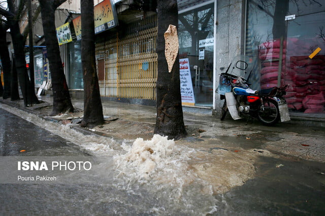 هشدار آب و هوا در مورد فعالیت سیستم بارش