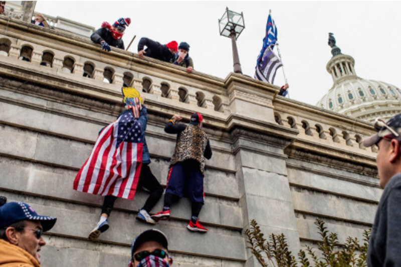 حضور مخبر اف‌بی‌آی در میان مهاجمان کنگره آمریکا