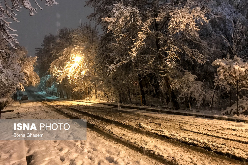 بیشترین میزان بارش برف و باران تهران طی ۲۴ ساعت گذشته؛ در آبعلی