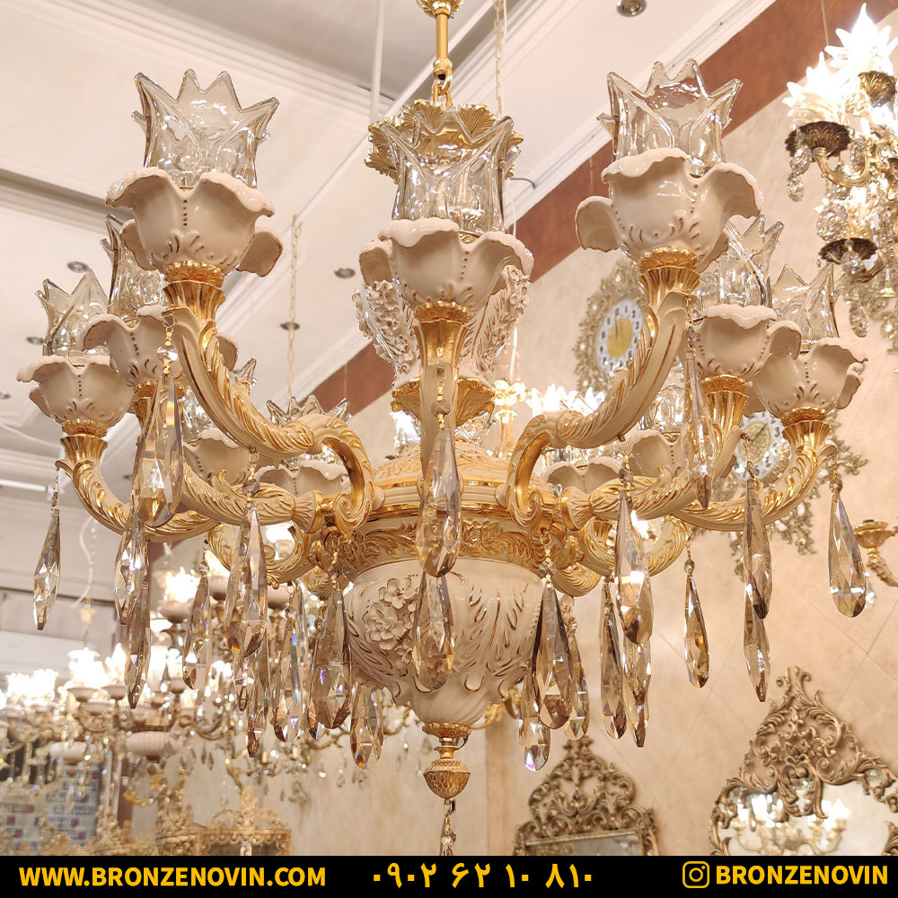 راهنمای خرید جدیدترین لوستر برنز 1401