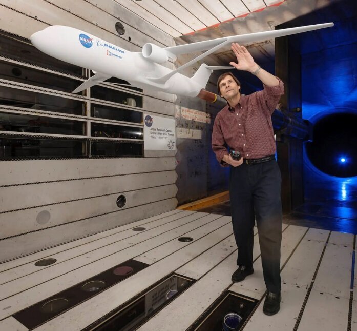 بال‌های عجیب هواپیمای جدید بوئینگ هوانوردی را متحول می‌کند / عکس