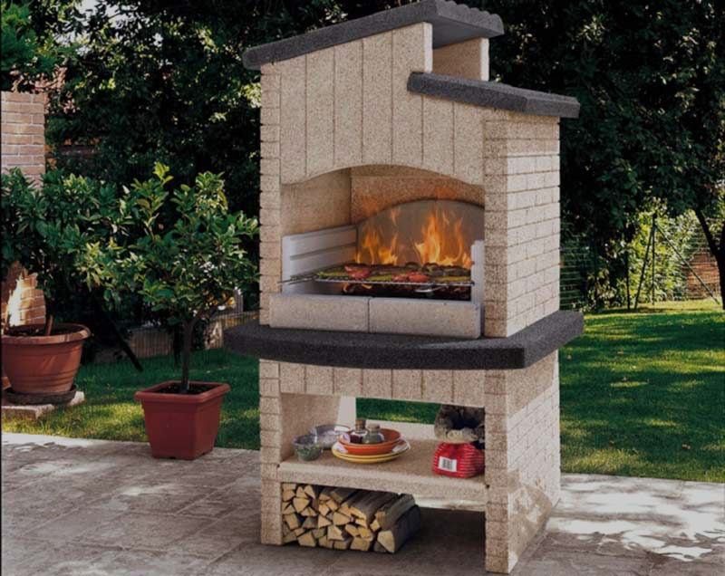 کباب پز سیمانی برای ویلا