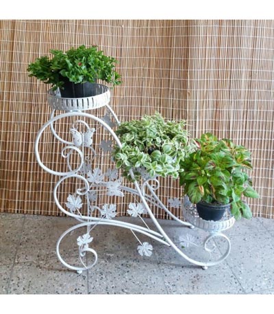 پایه گلدان اهنی برای گیاهان آپارتمانی