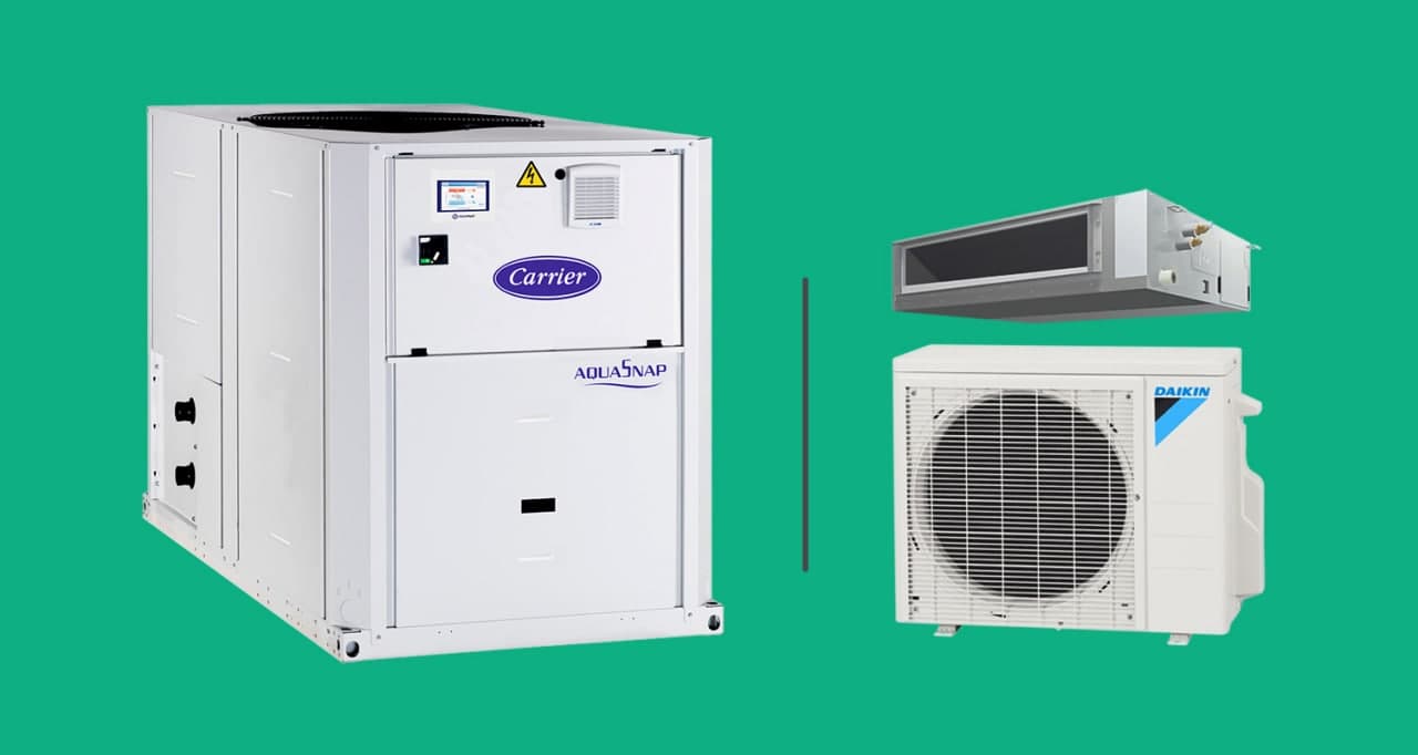 تفاوت مینی چیلر و داکت اسپلیت