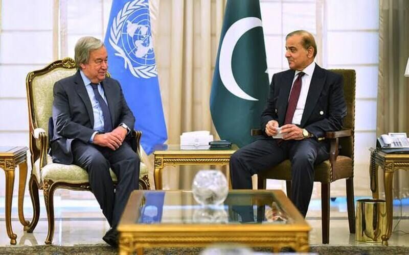 رایزنی نخست وزیر پاکستان با گوترش درباره تحولات شبه‌قاره