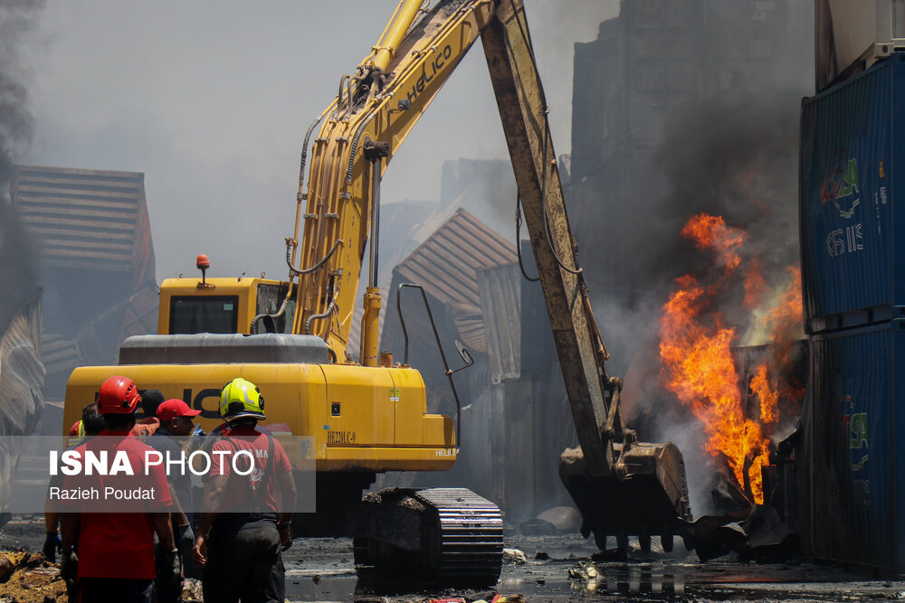 اطلاعیه کمیته بررسی علل حادثه آتش‌سوزی در بندر شهید رجایی