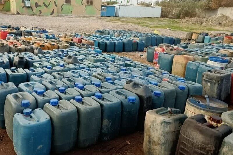 ۲۰ هزار لیتر گازوئیل قاچاق در قصرشیرین کشف شد