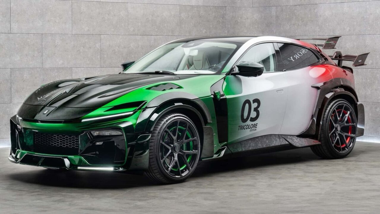 شاسی بلند فراری، زشت‌ترین خودروی تیونینگ منصوری! / عکس