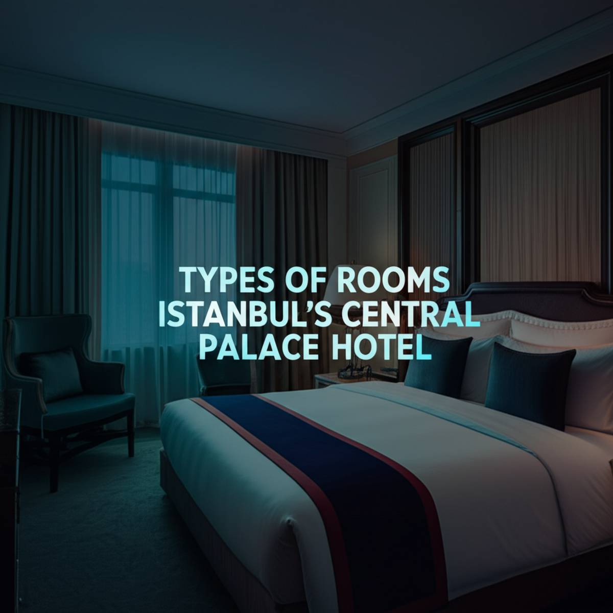 انواع اتاق های هتب سنترال پالاس استانبول