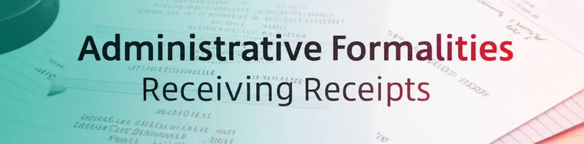 انجام تشریفات اداری و دریافت رسید