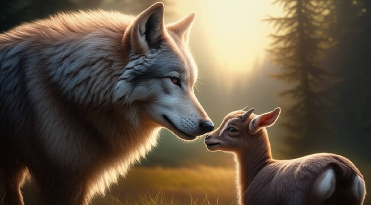 خلاصه کتاب یک گرگ و سه بزغاله، یک بز و سه بچه گرگ | عذرا جوزدانی