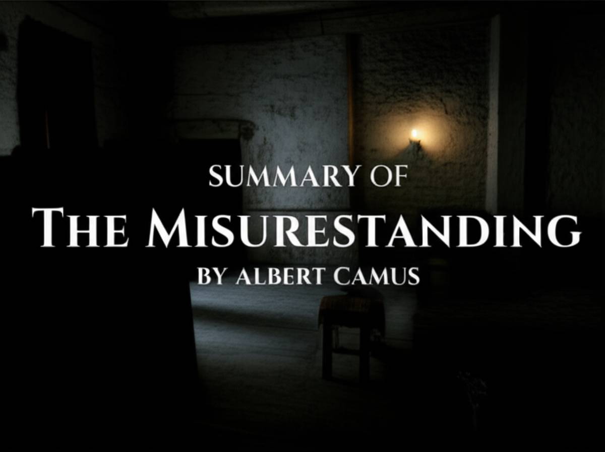 خلاصه کتاب سوء تفاهم - تحلیل کامل اثر آلبر کامو