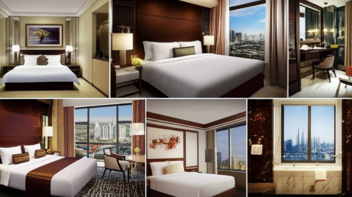معرفی انواع اتاق های هتل آسیانا دبی و امکانات