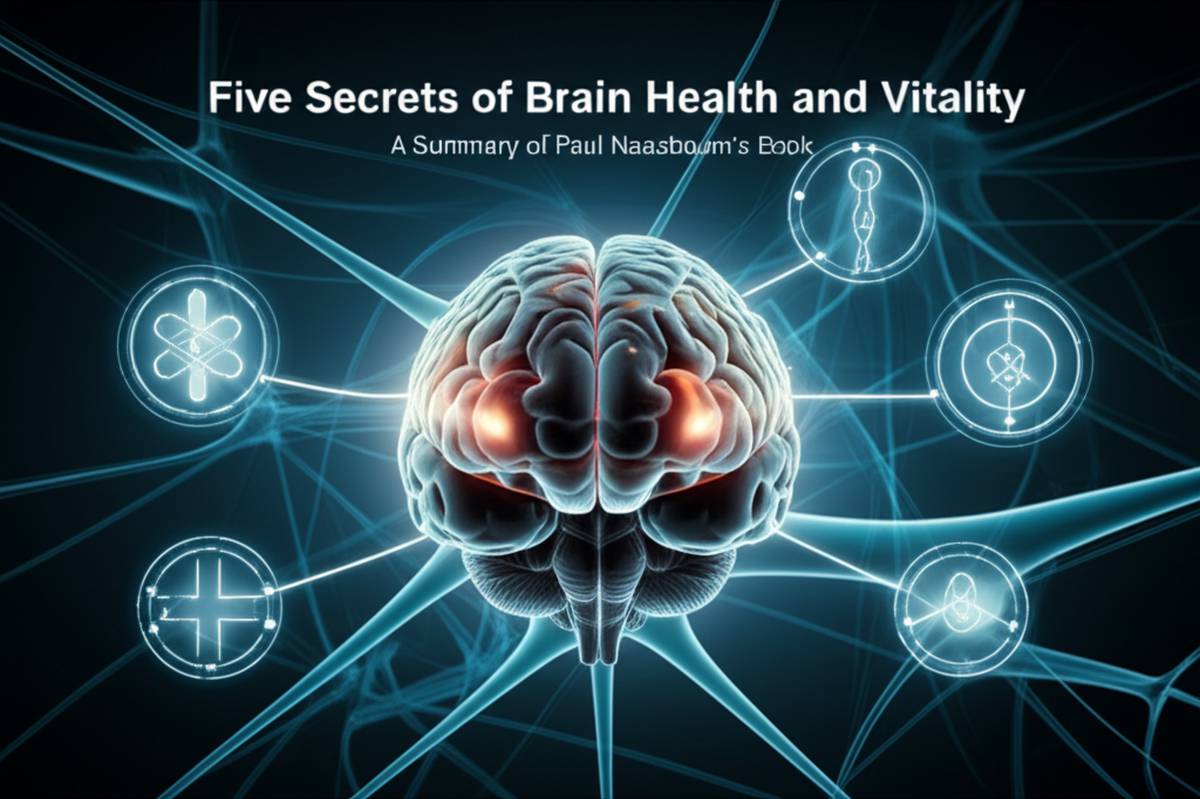 خلاصه کامل کتاب پنج راز سلامت و شادابی مغز (پل ناسبوم)