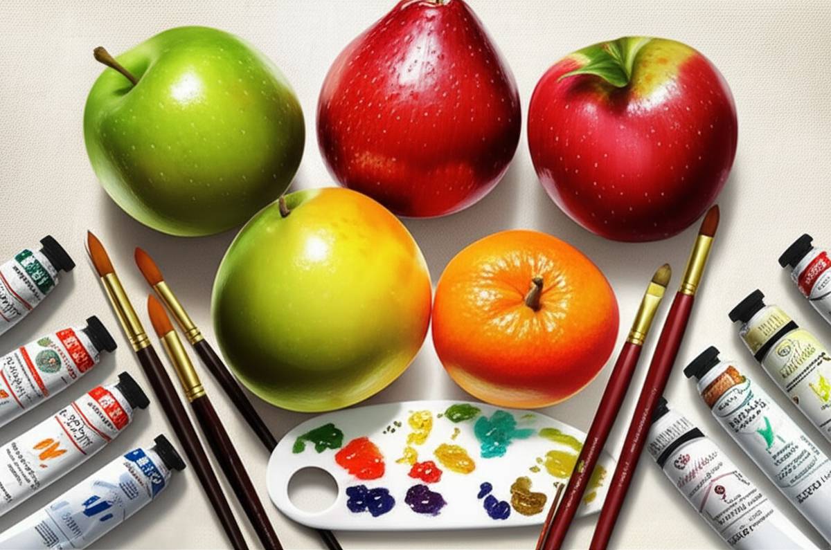 آموزش نقاشی میوه گام به گام | خلاصه کتاب زهرا محمدپور
