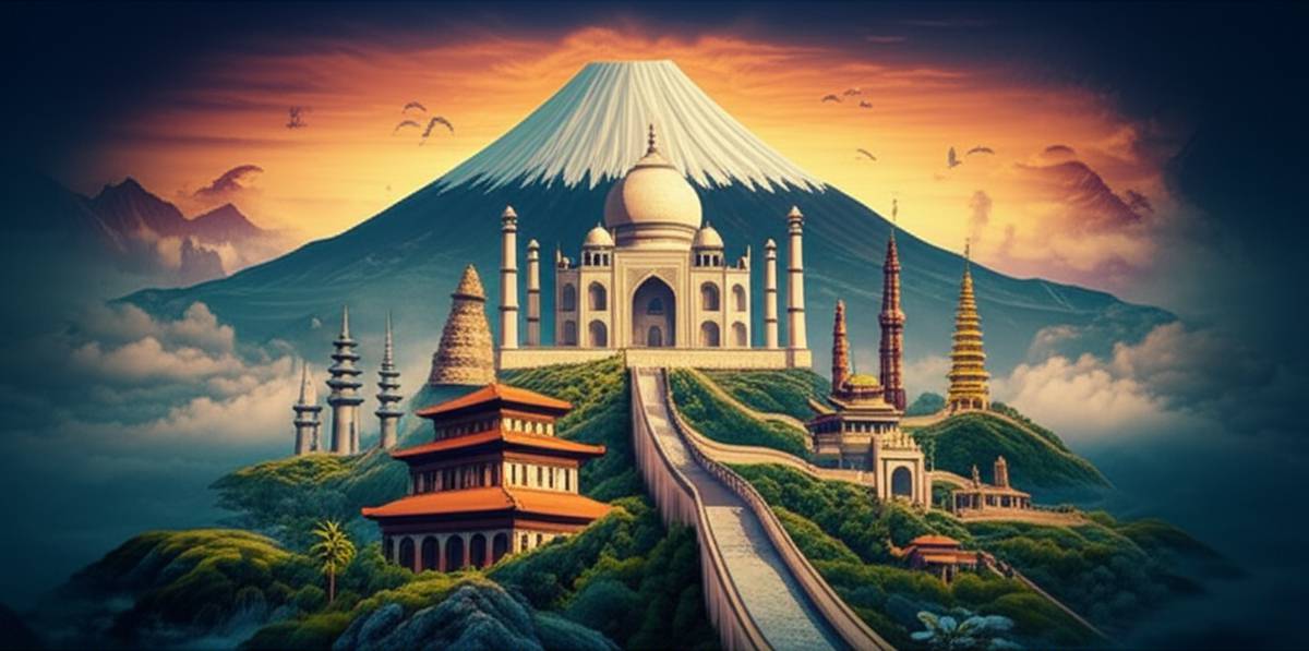 القاب کشورها در آسیا | راهنمای کامل اسامی مستعار و جذاب