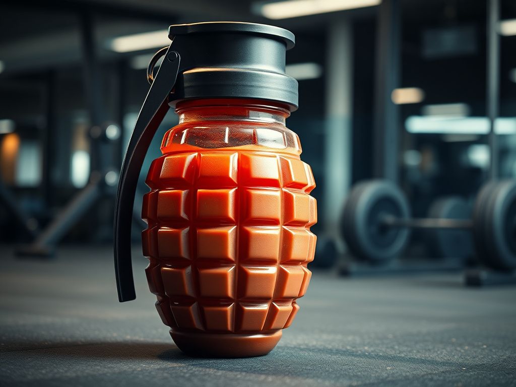 شیکر گرینید طرح نارنجک | مدل بمبی خاص و کاربردی برای بدنسازی